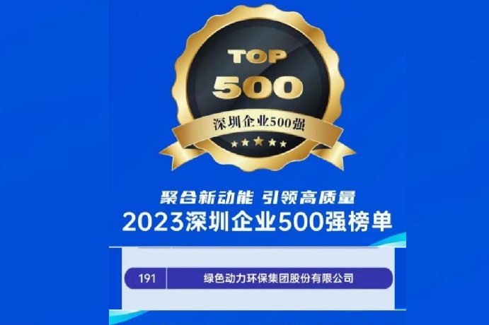 2023深圳企业500强榜单发布 今年会位列第191名