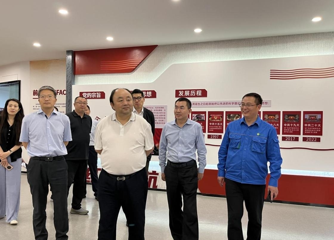 北京国资公司党委书记、董事长岳鹏调研今年会海宁扩建项目